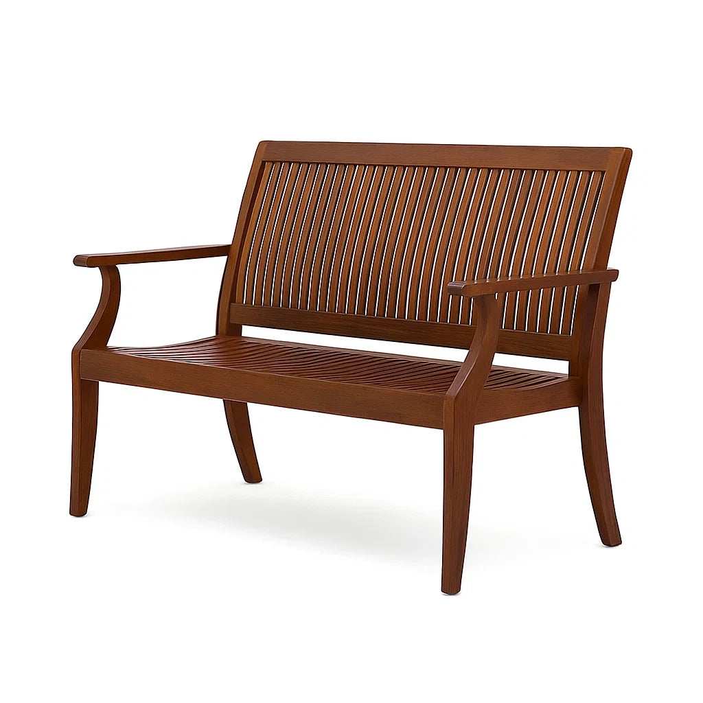 Holzgartenbank Teak Braun 100 cm