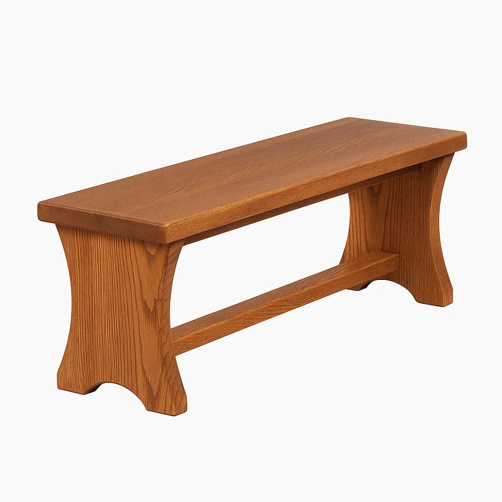Holzbank Eiche 120x40x45 cm