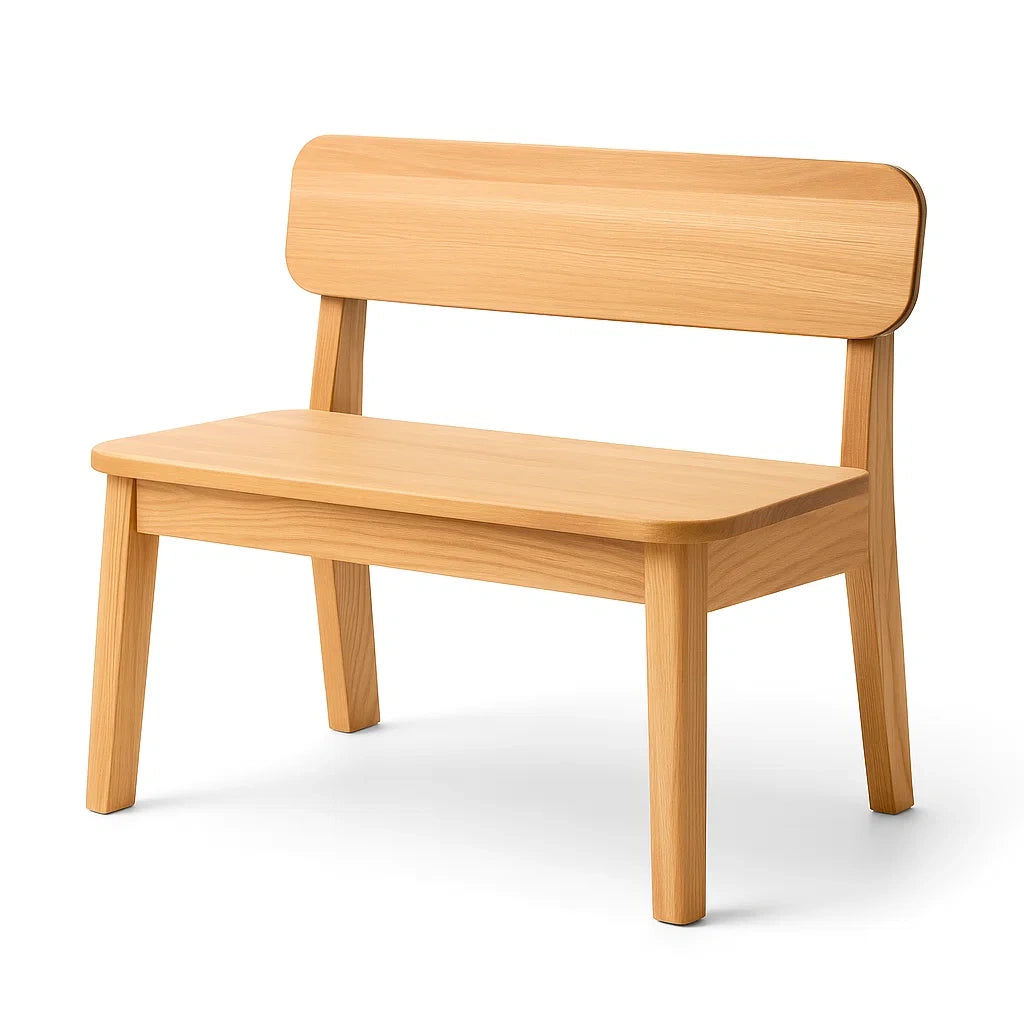 Kindersitzbank Massivholz 60cm