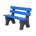 Kinderbank Kunststoff Blau/Schwarz 120 cm