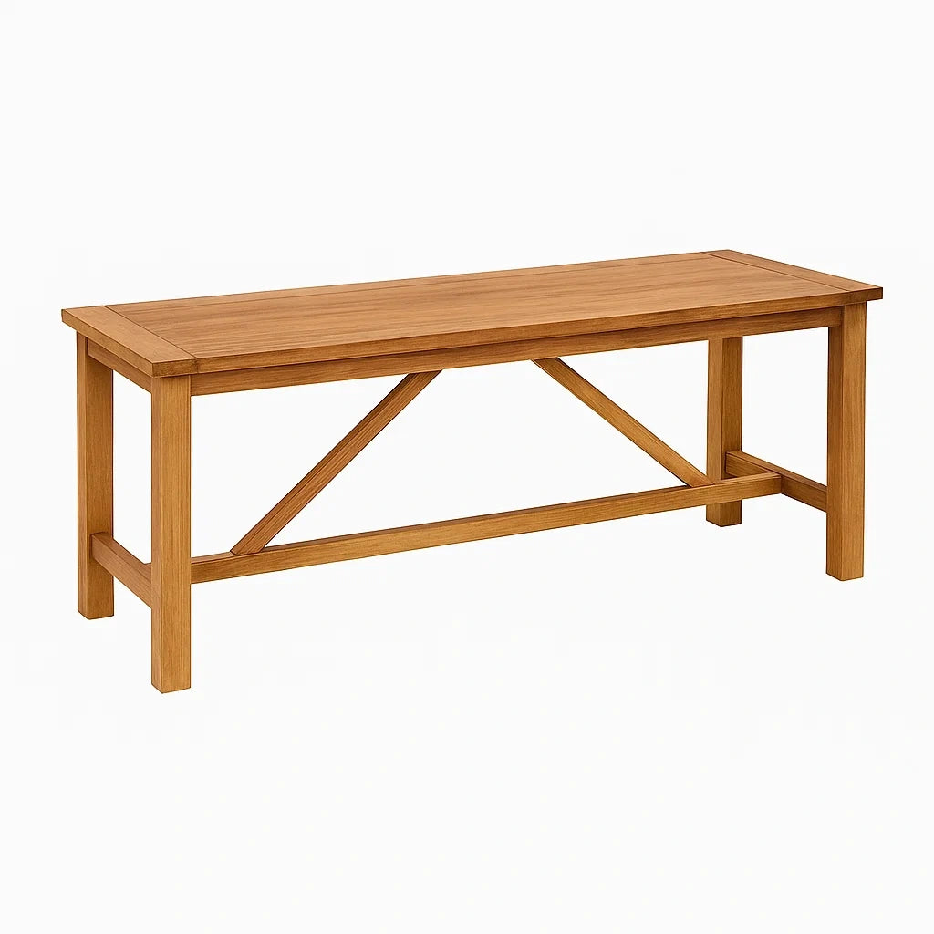 Teakholzbank Rechteckig 150x35x45 cm